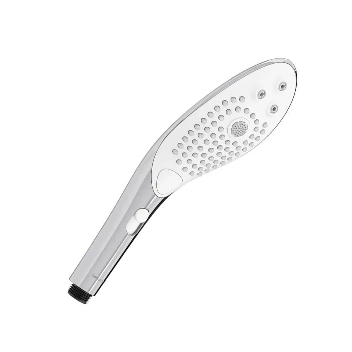 Chrome shower head with multiple settings for clitoral water stimulation Nudie Co