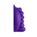 Side of a purple silicone stimulating cushion with bumps for dildo Nudie Co
