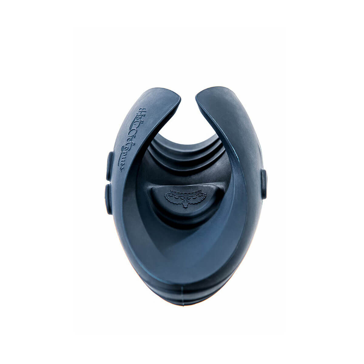 Side view of the inside of the penis vibrator with PulsePlate technology Nudie Co