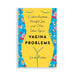 Book for sexual wellness education about vagina problems, with floral blue cover and yellow female body illustration Nudie Co