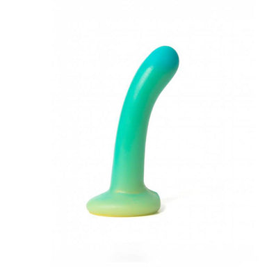 Lime silicone plug with curved rounded tip for easy insertion Nudie Co