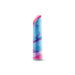 Marbled pink and blue silicone power bullet vibrator for clitoris stimulation Nudie Co