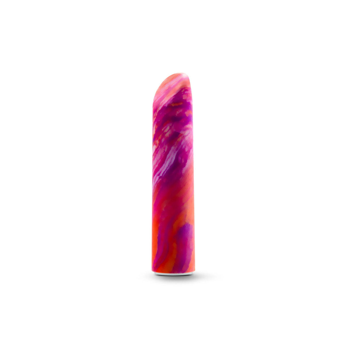 Marbled purple and orange silicone power bullet vibrator for clitoris stimulation Nudie Co