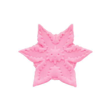 Pink star-shaped silicone vibrator for all genders Nudie Co