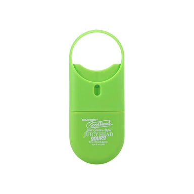 Small red spray bottle for on-the-go sour green apple flavoured dry mouth relief for oral sex Nudie Co