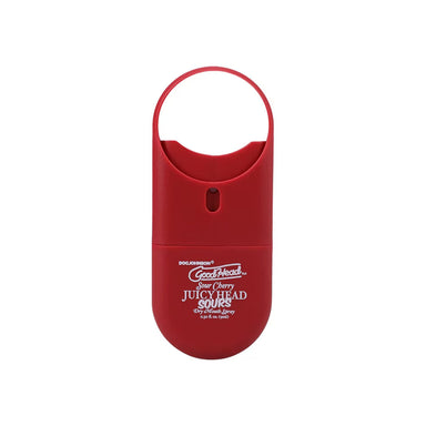 Small red spray bottle for on-the-go sour cherry flavoured dry mouth relief for oral sex Nudie Co