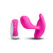 Pink silicone internal vibrator with remote control for internal G-spot stimulation Nudie Co