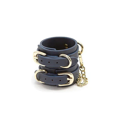 Vegan leather wrist cuffs for bondage play Nudie Co