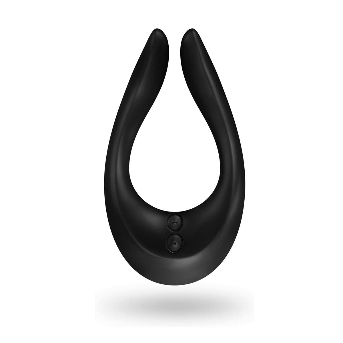 Multi-use black vibrator with flexible arms from Satisfyer Nudie Co