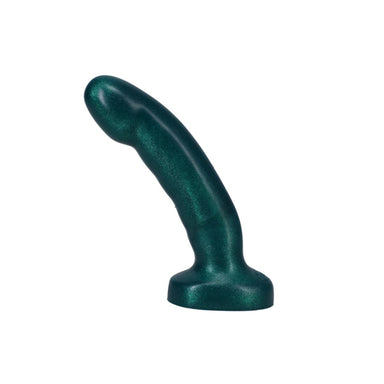 Green silicone dildo with flared base Nudie Co