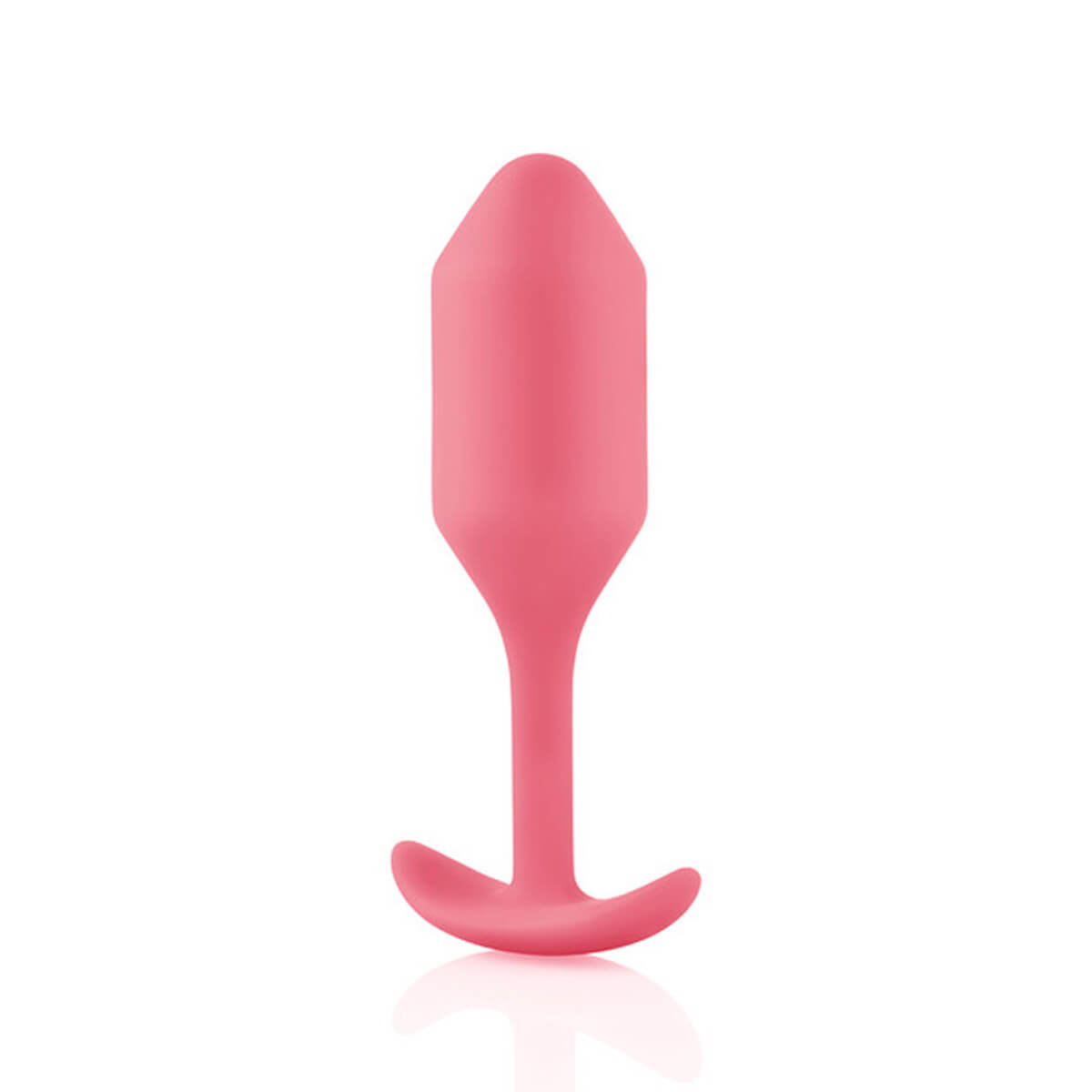 Coral silicone weighted anal plug with torpedo shape Nudie Co