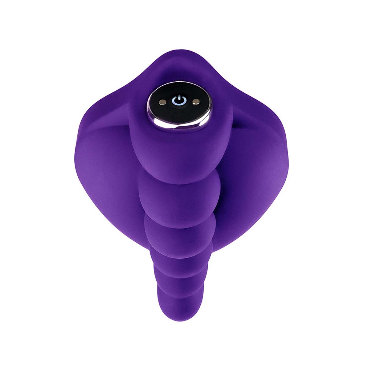 Purple silicone stimulating cushion with bumps for dildo with bullet vibrator Nudie Co