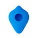 Blue silicone dildo stimulating cushion with a hole for insertion Nudie Co