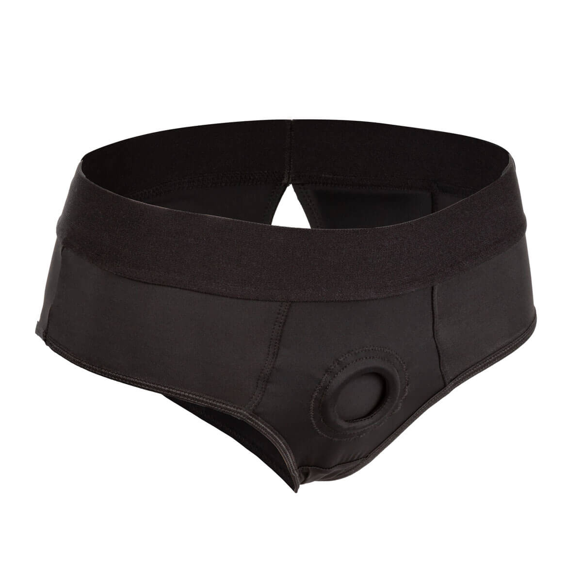Black cotton briefs with a o-ring to use it as a harness Nudie Co