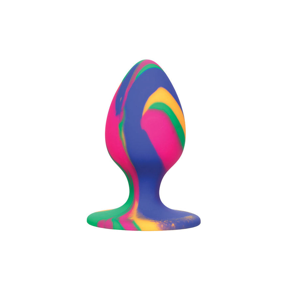 Multicoloured tie die silicone plug with suction cup Nudie Co
