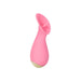 Pink clitoral vibrator with flickering silicone tongue-like tip  Nudie Co