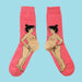 Pink cotton socks with metis pregnant woman Nudie Co