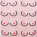 Close-up of pink boob print Nudie Co