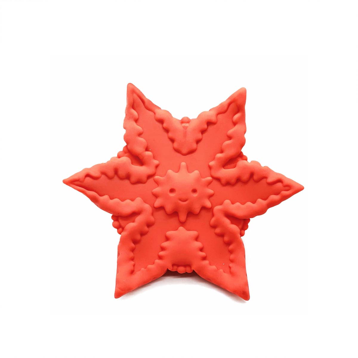 Coral star-shaped silicone vibrator for all genders Nudie Co