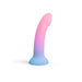Ombre blue and pink silicone dildo Nudie Co