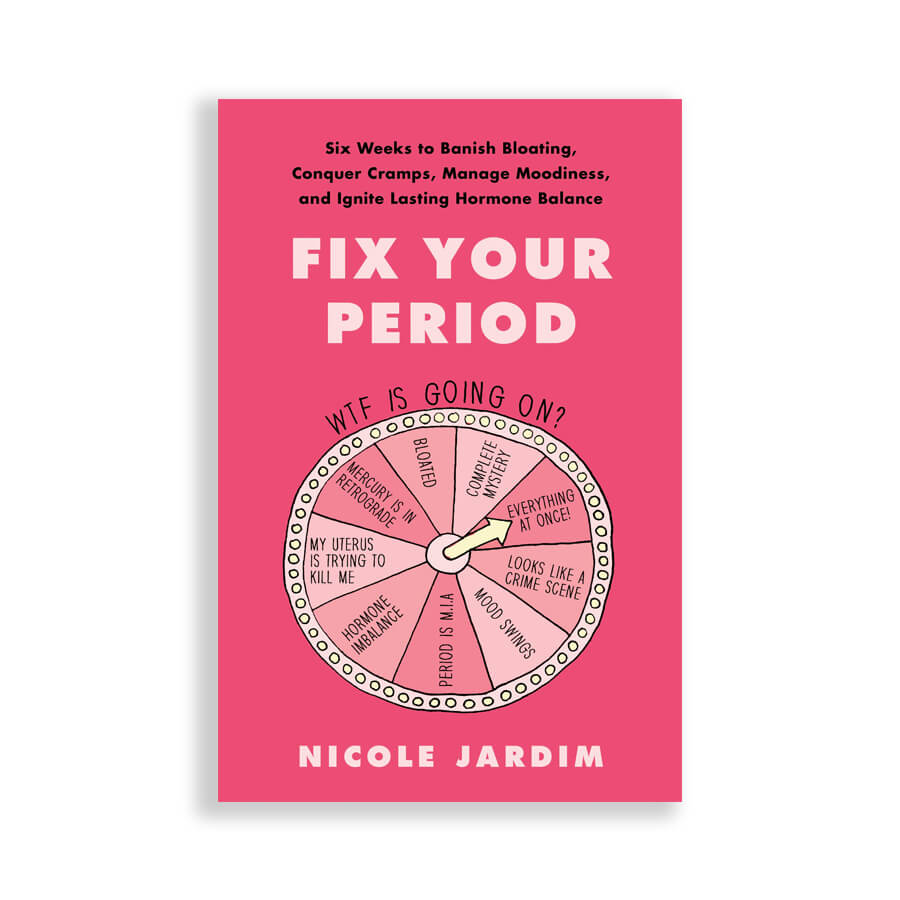 Book for female wellness and period care with pink cover Nudie Co