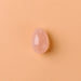 Small yoni egg for kegel exercise made out of natural rose quartz crystal Nudie Co