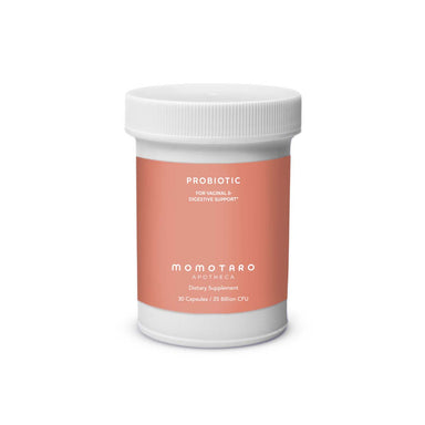 White box of probiotic with orange label Nudie Co