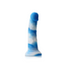 Blue silicone dildo with white cloud print Nudie Co