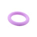 Bright purple silicone cock ring by Firefly Nudie Co