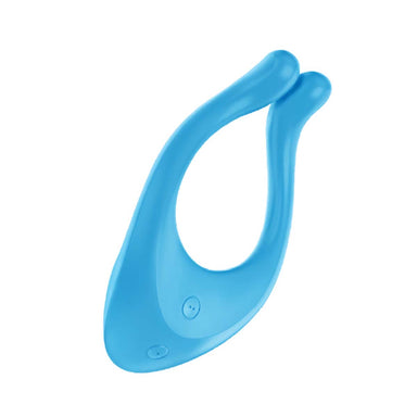 Multi-use blue vibrator with flexible arms from Satisfyer Nudie Co