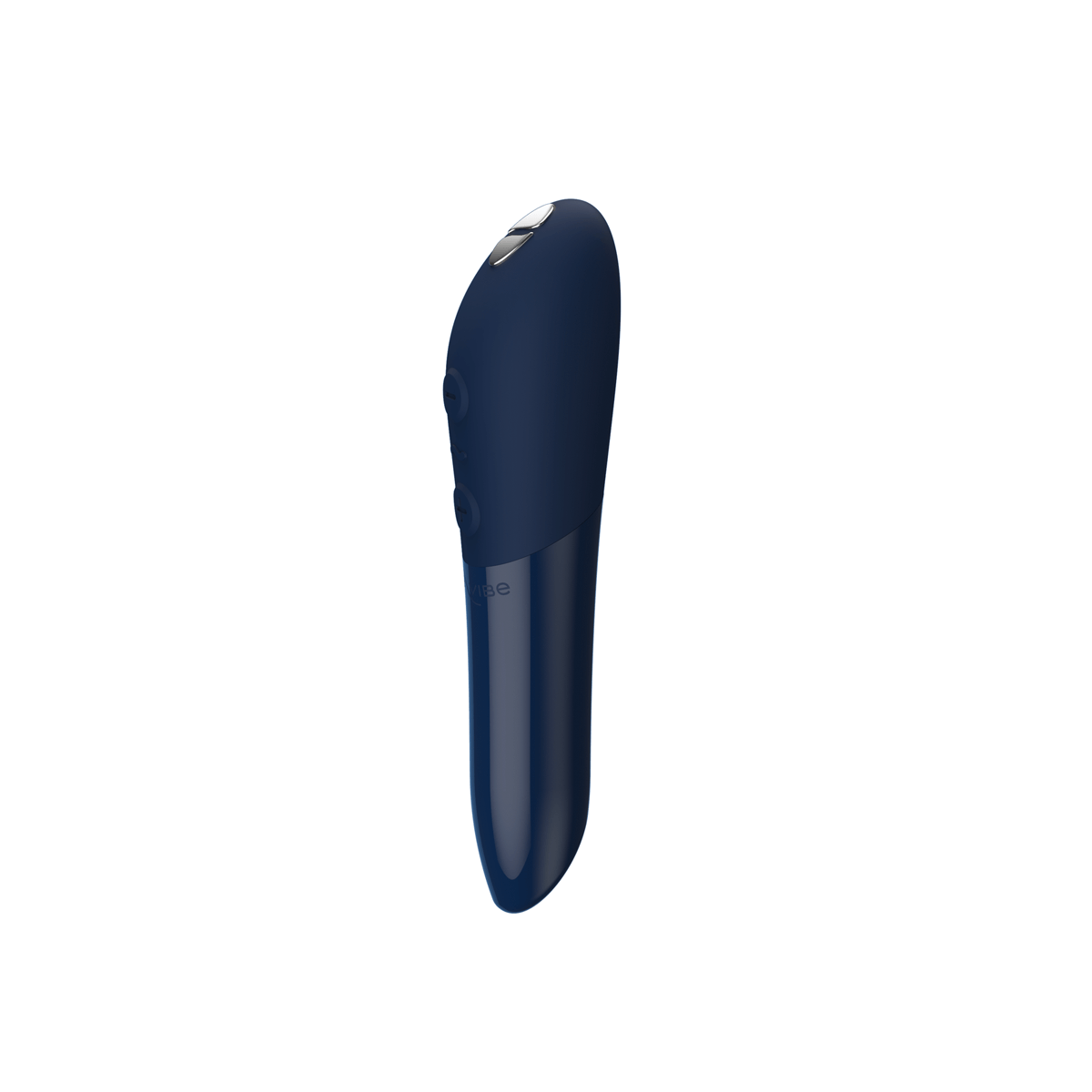 Navy bullet vibrator with ABS pointy tip and silicone handle Nudie Co