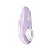 Lilac Air Pleasure technology clitoral suction toy with wide white silicone nozzle Nudie Co